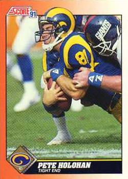 Pete Holohan Los Angeles Rams 1991 Score NFL #388